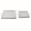 DİP SÜZGECİ KAPAĞI KARE 27x 27 PASLANMAZ ÇELİK WATERFUN